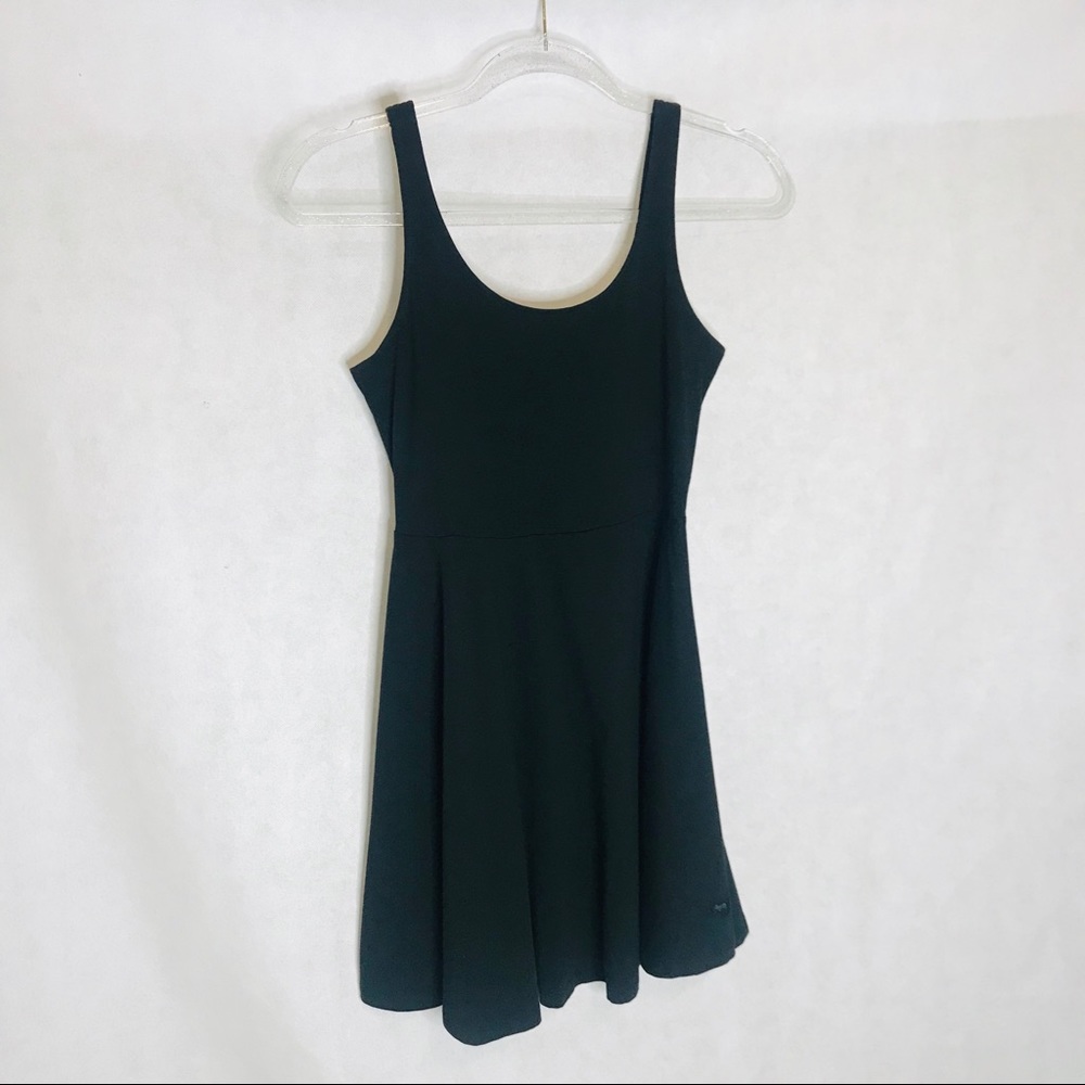 VS PINK Black Tank Skater Dress Short